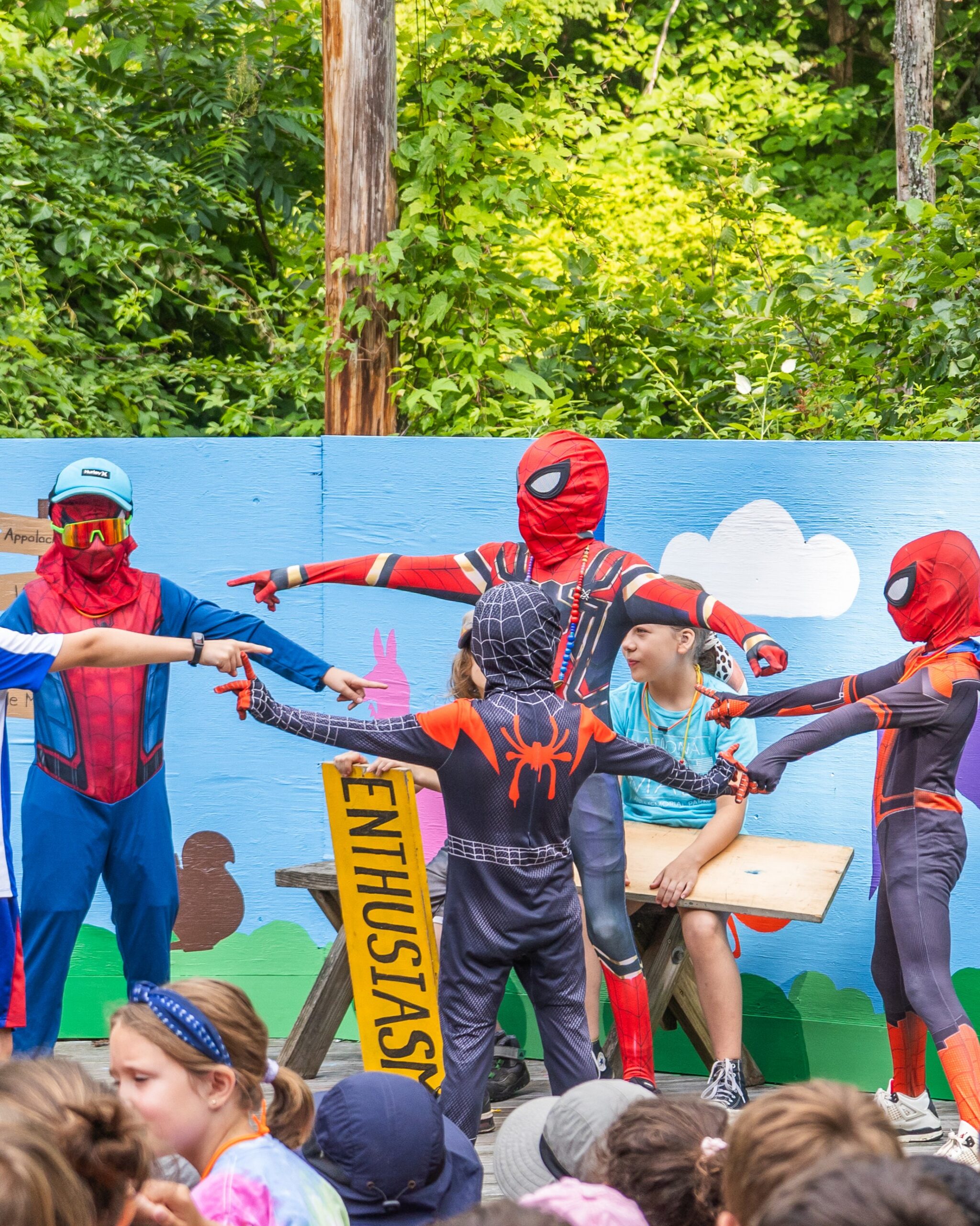 YMCA Camp Combe spiderman wk 4