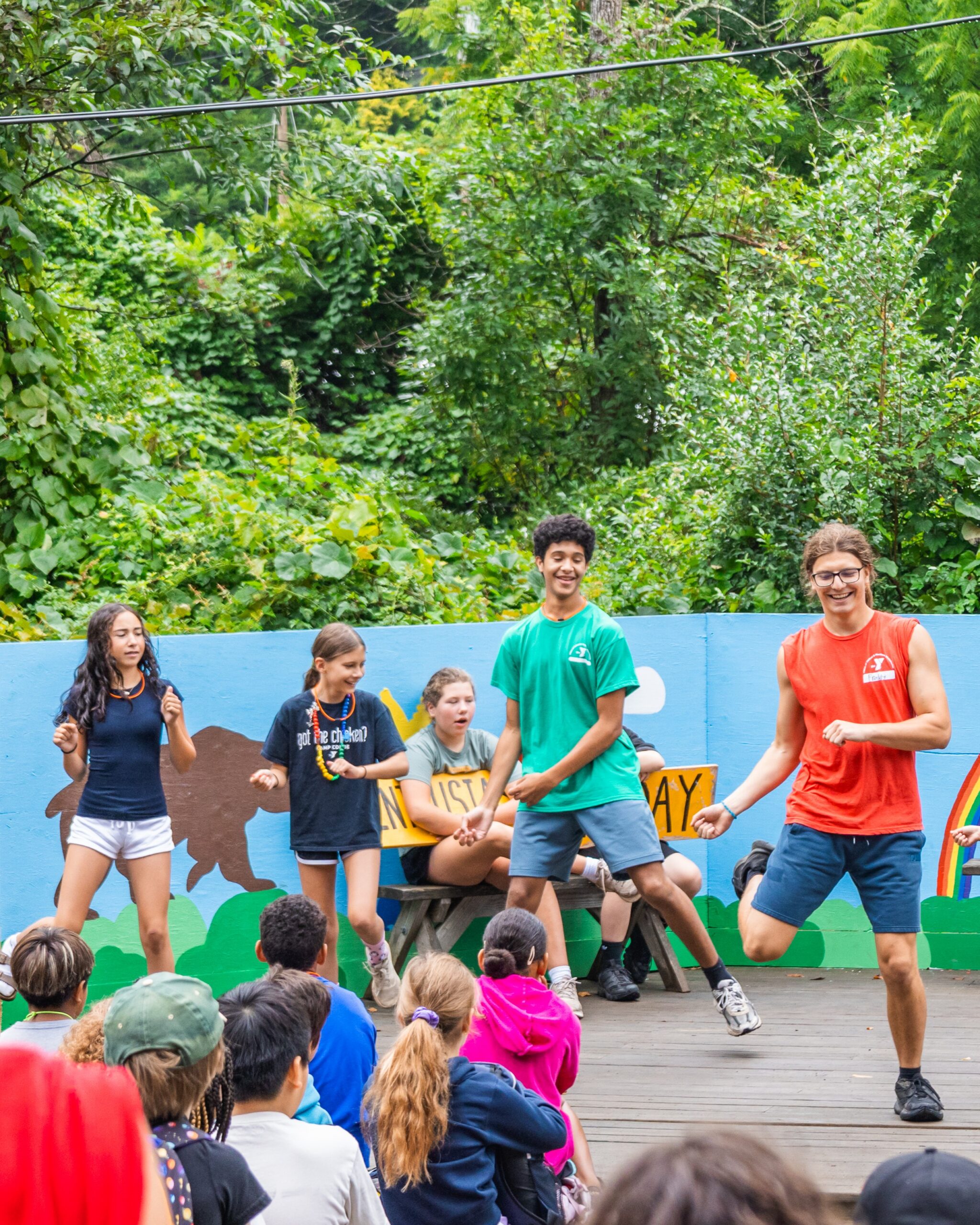 YMCA camp combe assembly dance