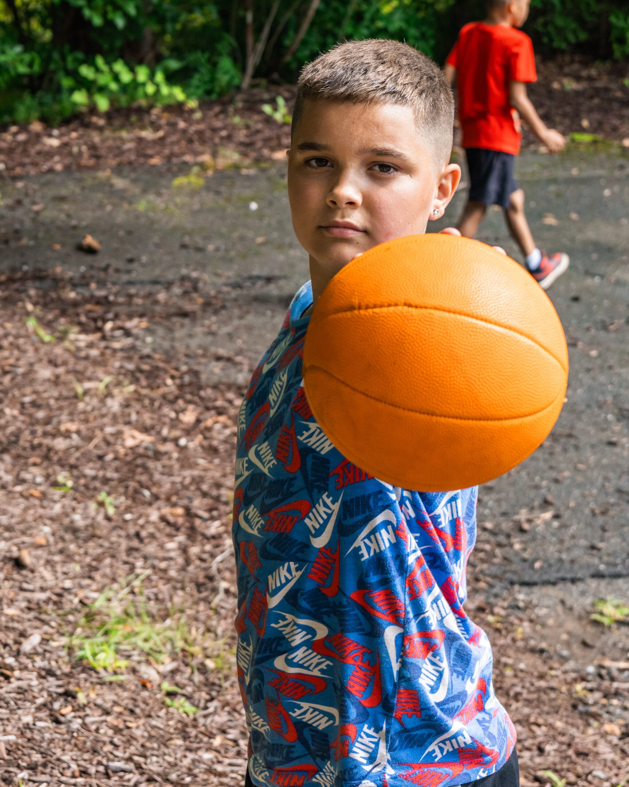 YMCA camp combe wk 8 boy with ball